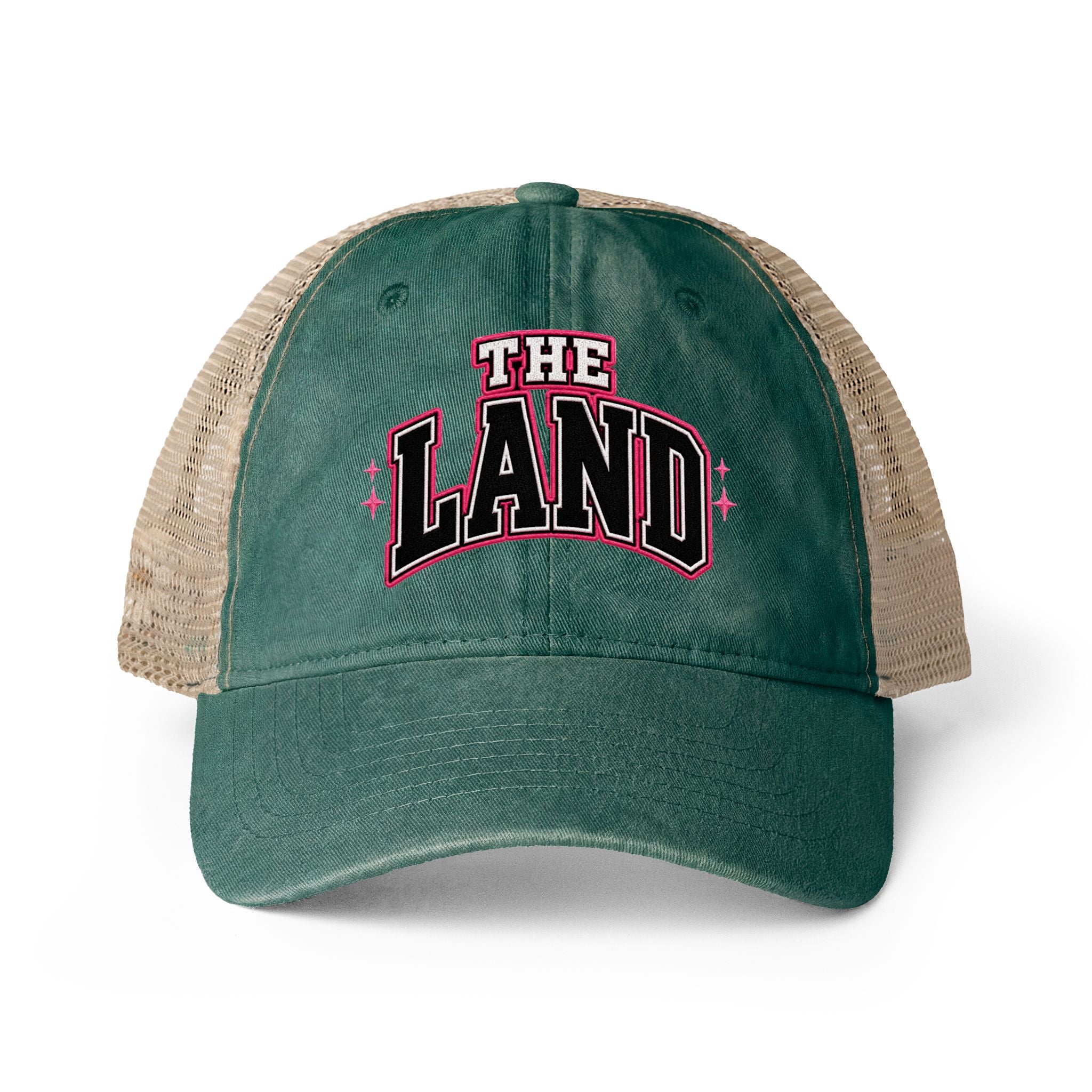 The Land Women's Washed Mesh-Back Cap