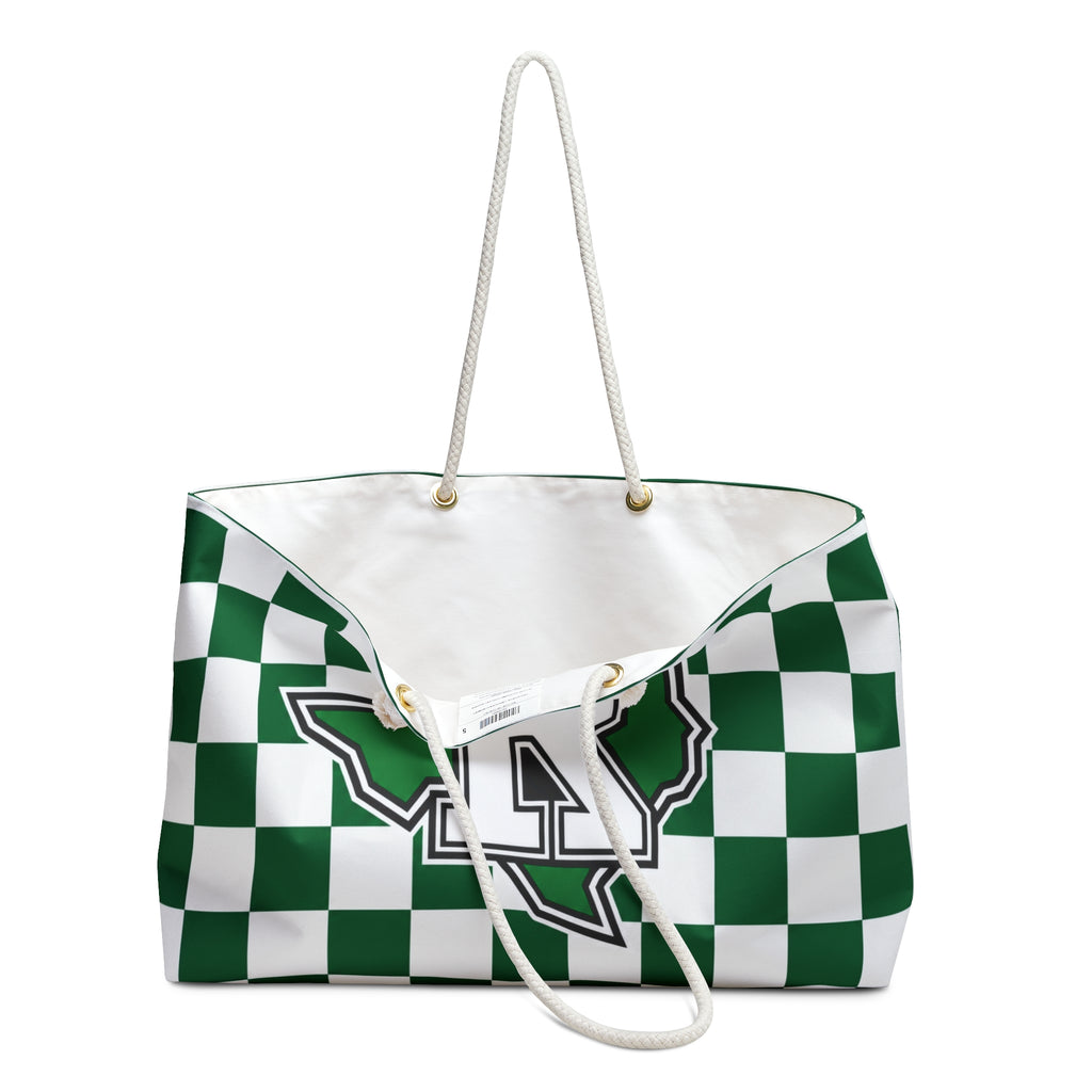 Ropes Logo - Green & White Travel Tote