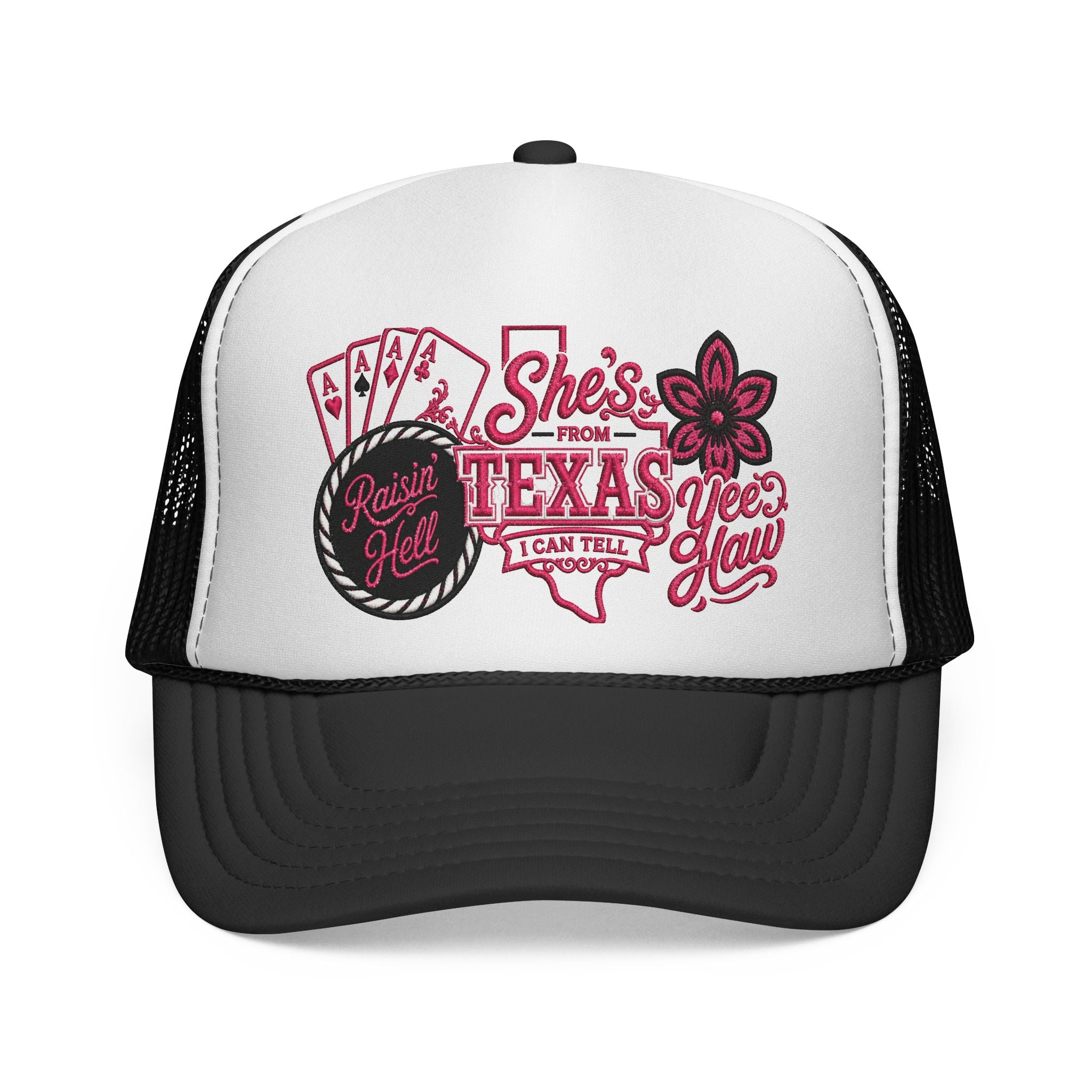 Texas Sweetheart Trucker Hat — "She’s From Texas, I Can Tell"