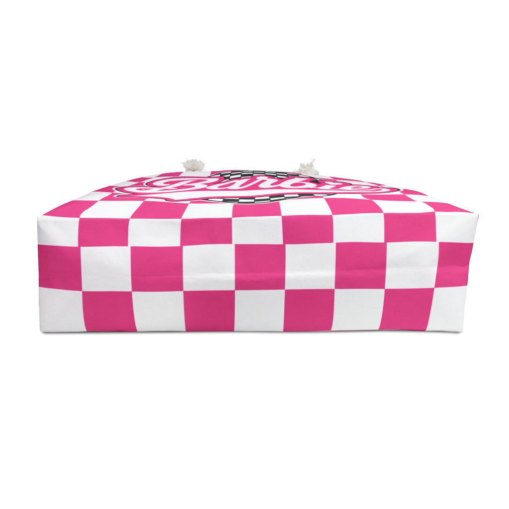 Barbie Pink Checkered - Travel Tote