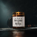 Just Breathe and Relax Candle