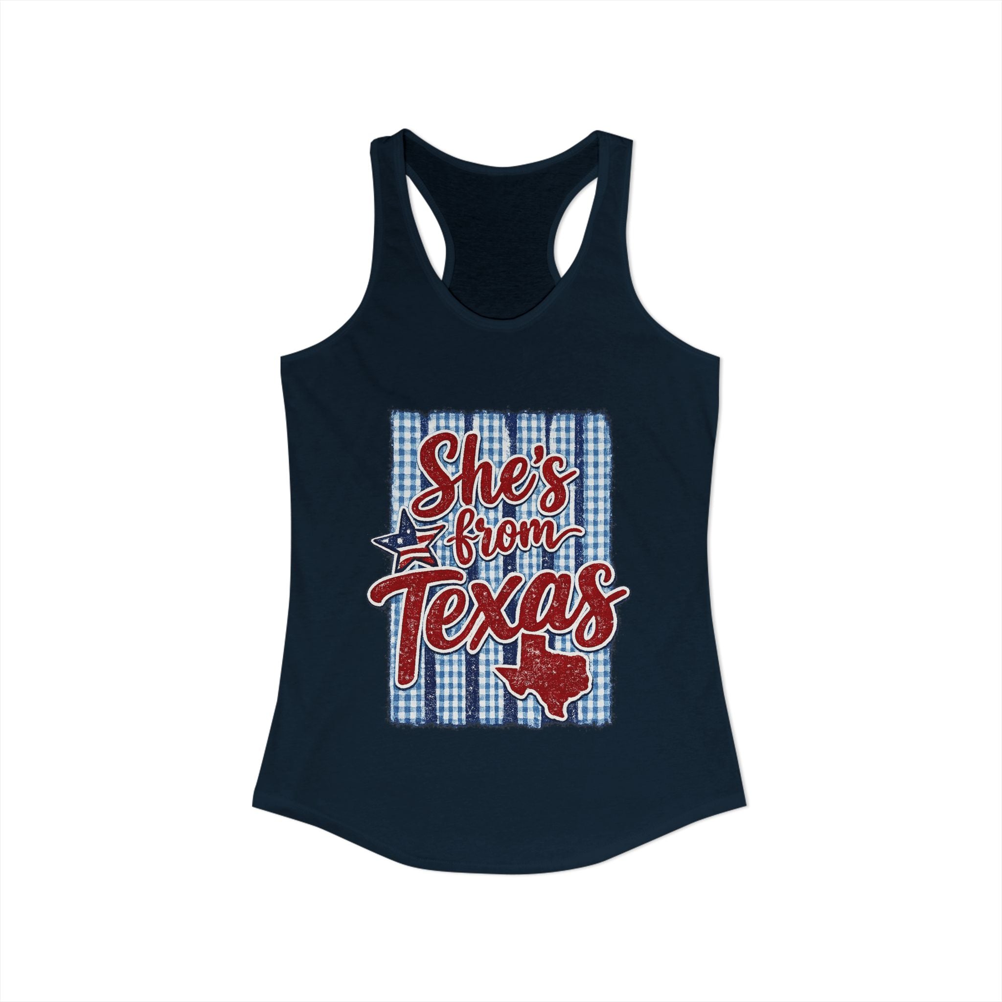 She's From Texas Racerback Tank