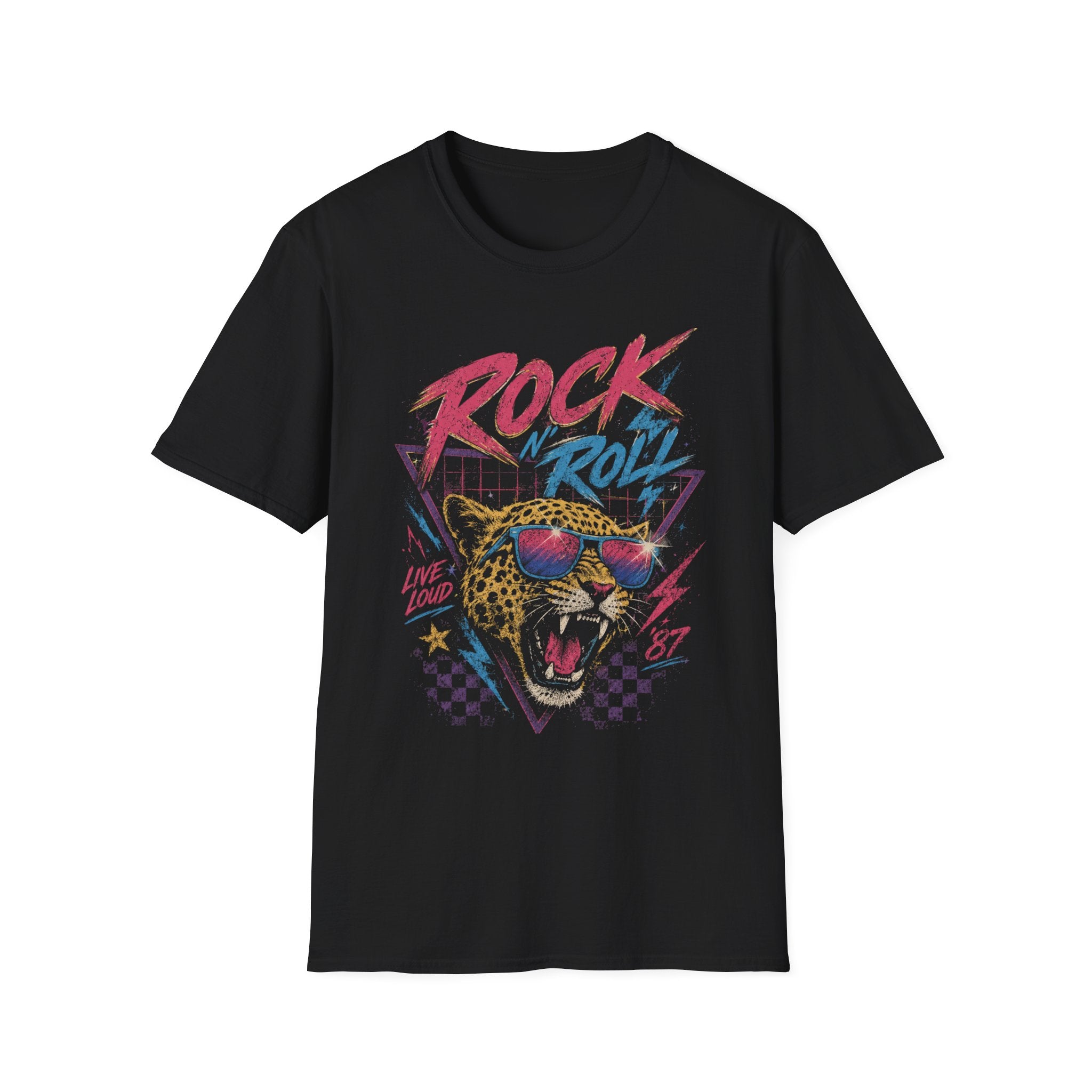 Rock 'n' Roll Leopard T-Shirt