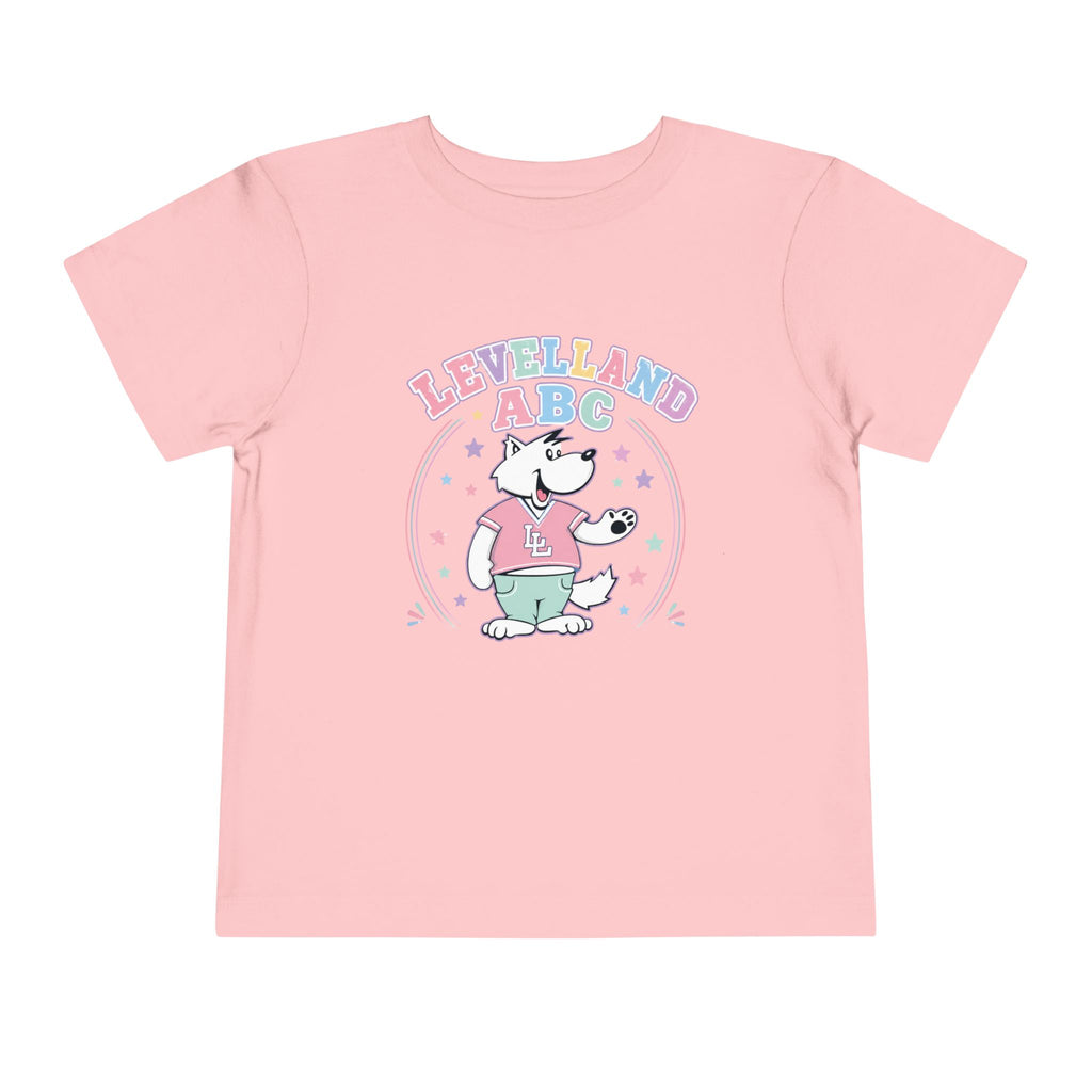 Levelland ABC Toddler Tee — Cute Cartoon Pup Back-to-School Shirt