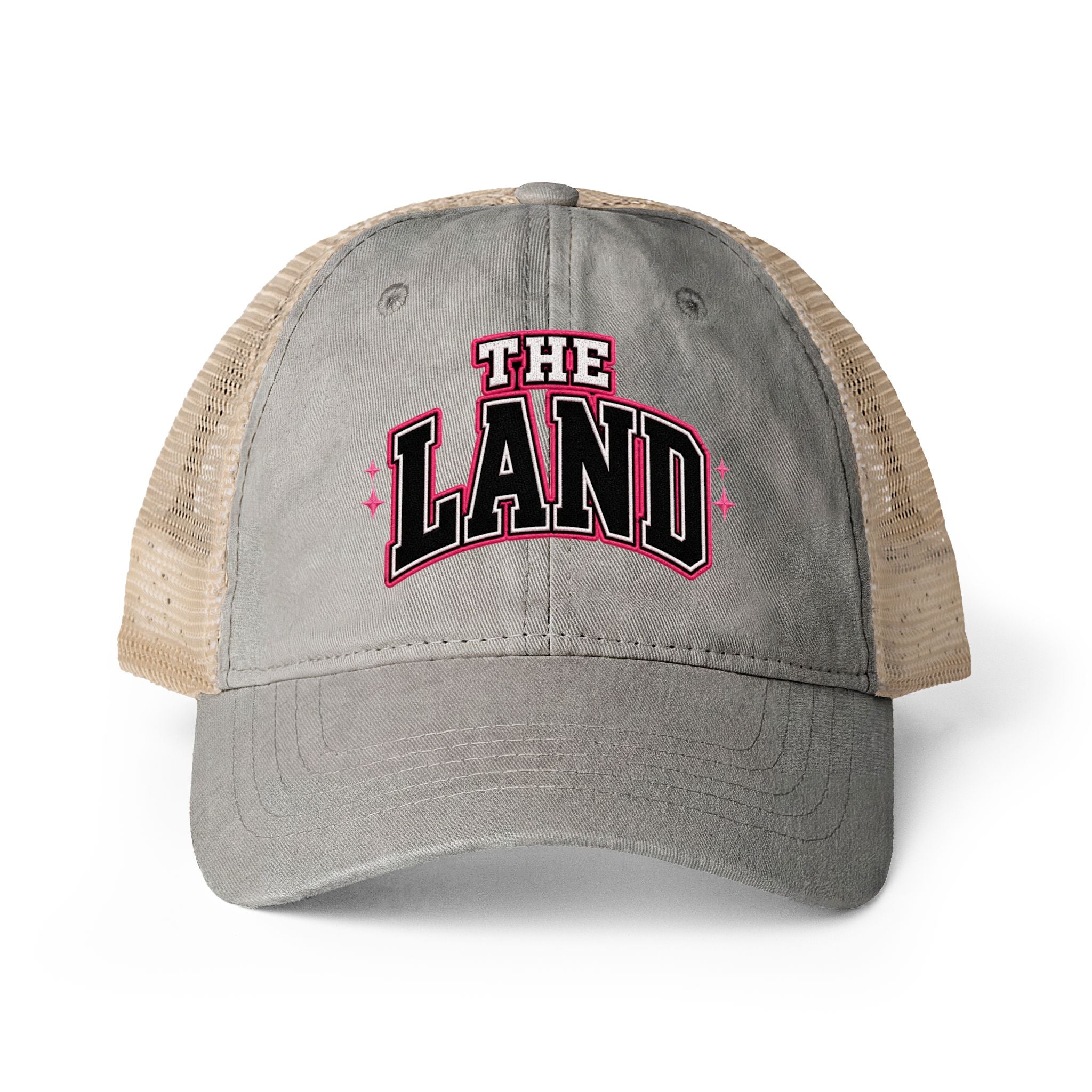 The Land Women's Washed Mesh-Back Cap