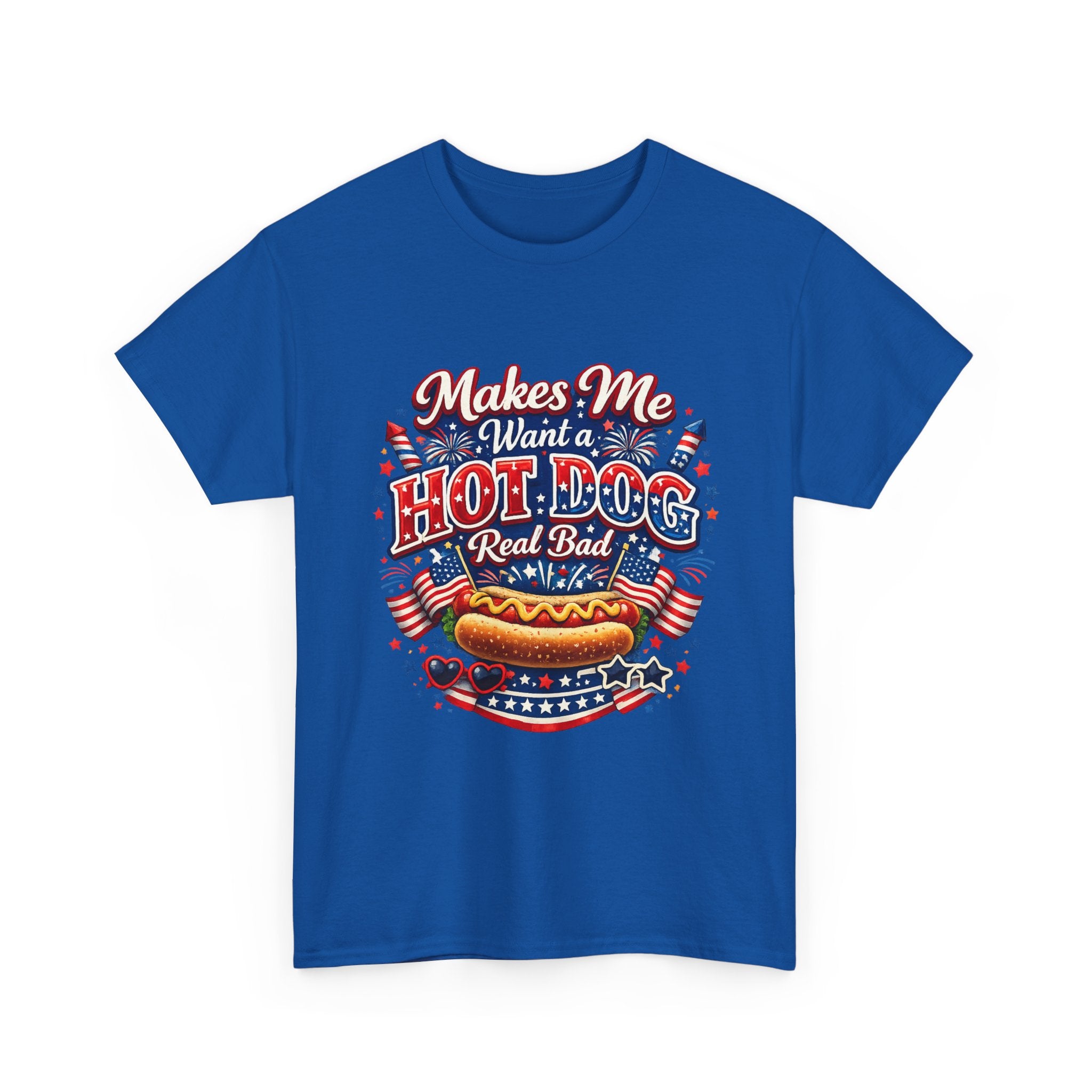 Hot Dog Patriotic Tee