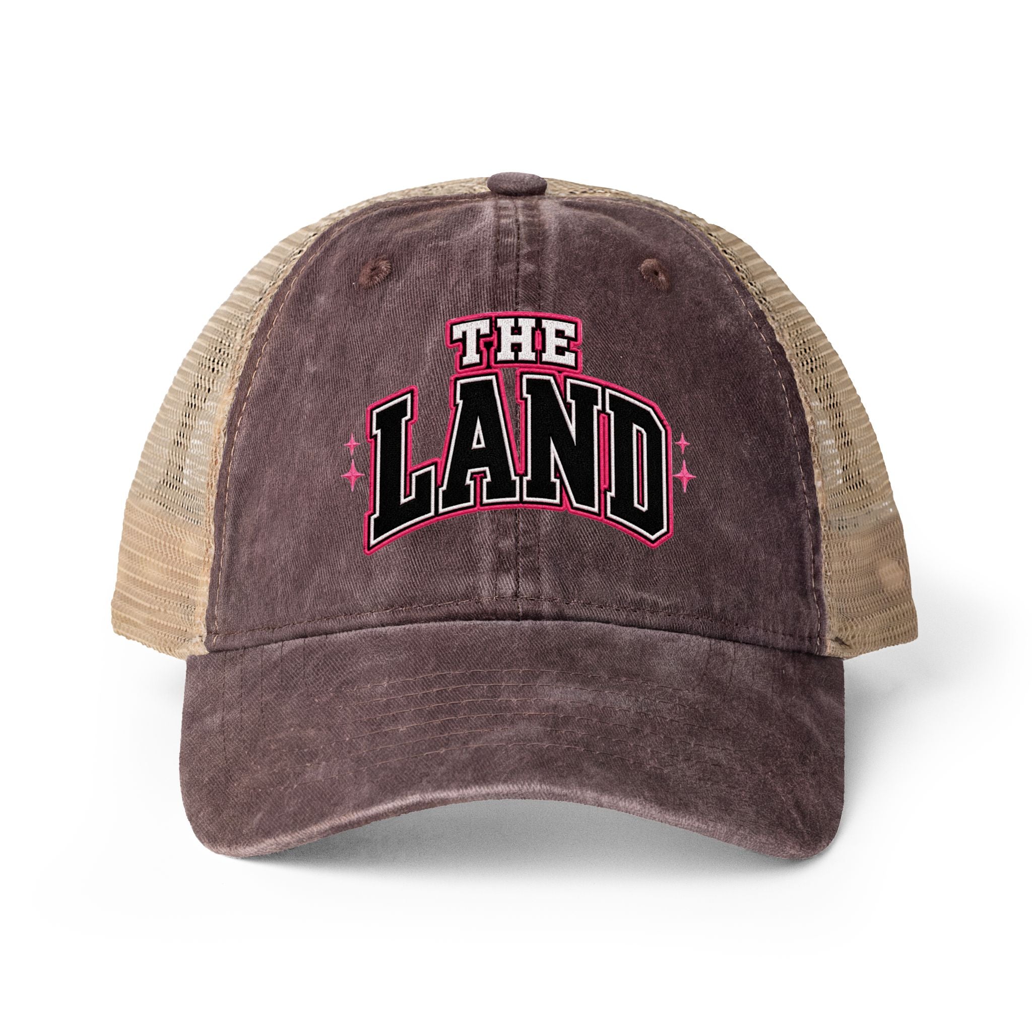The Land Women's Washed Mesh-Back Cap