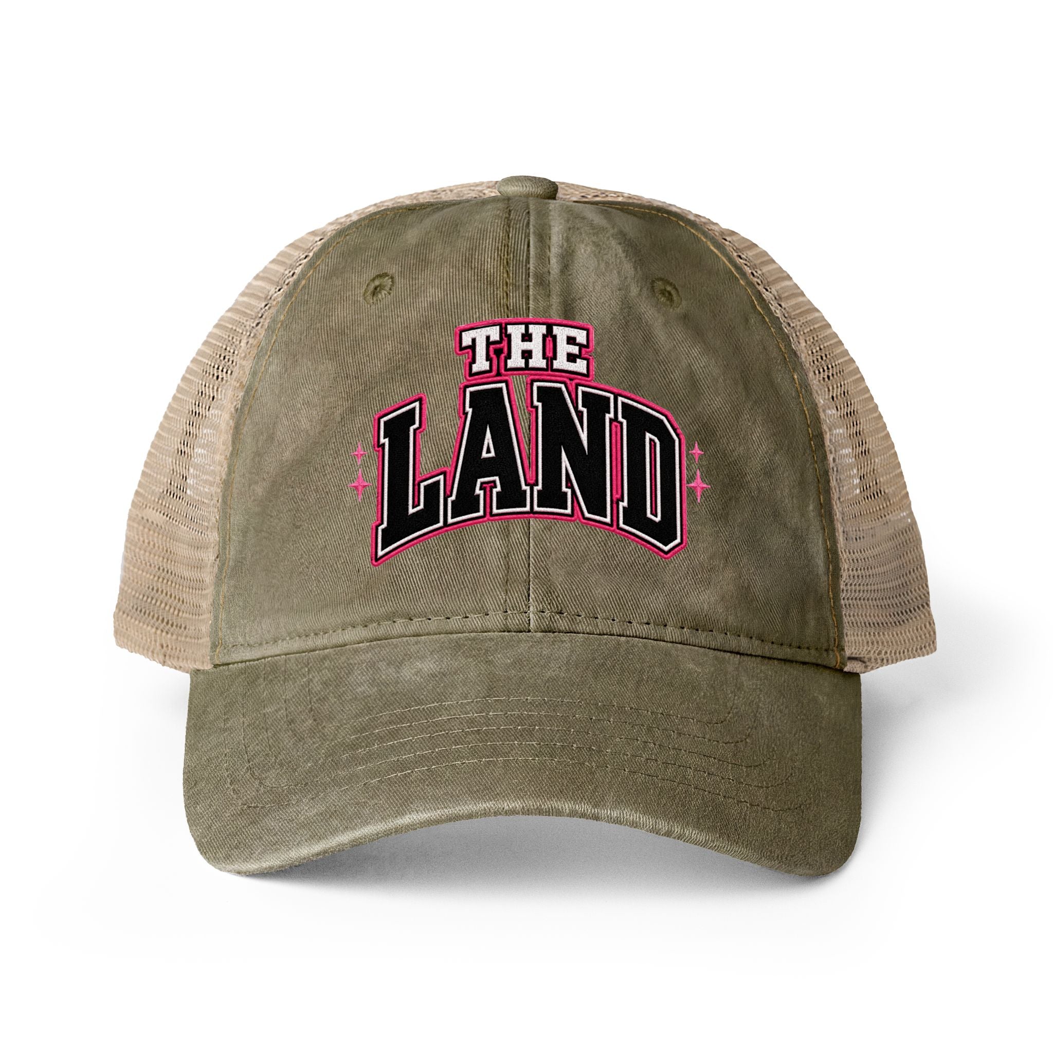 The Land Women's Washed Mesh-Back Cap