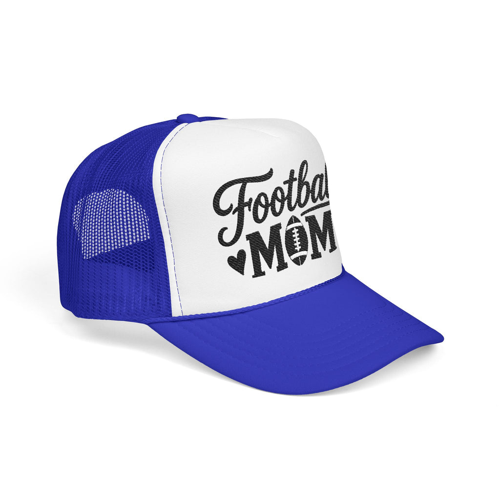 Football Mom Trucker Hat — Mesh Foam Cap for Game Day