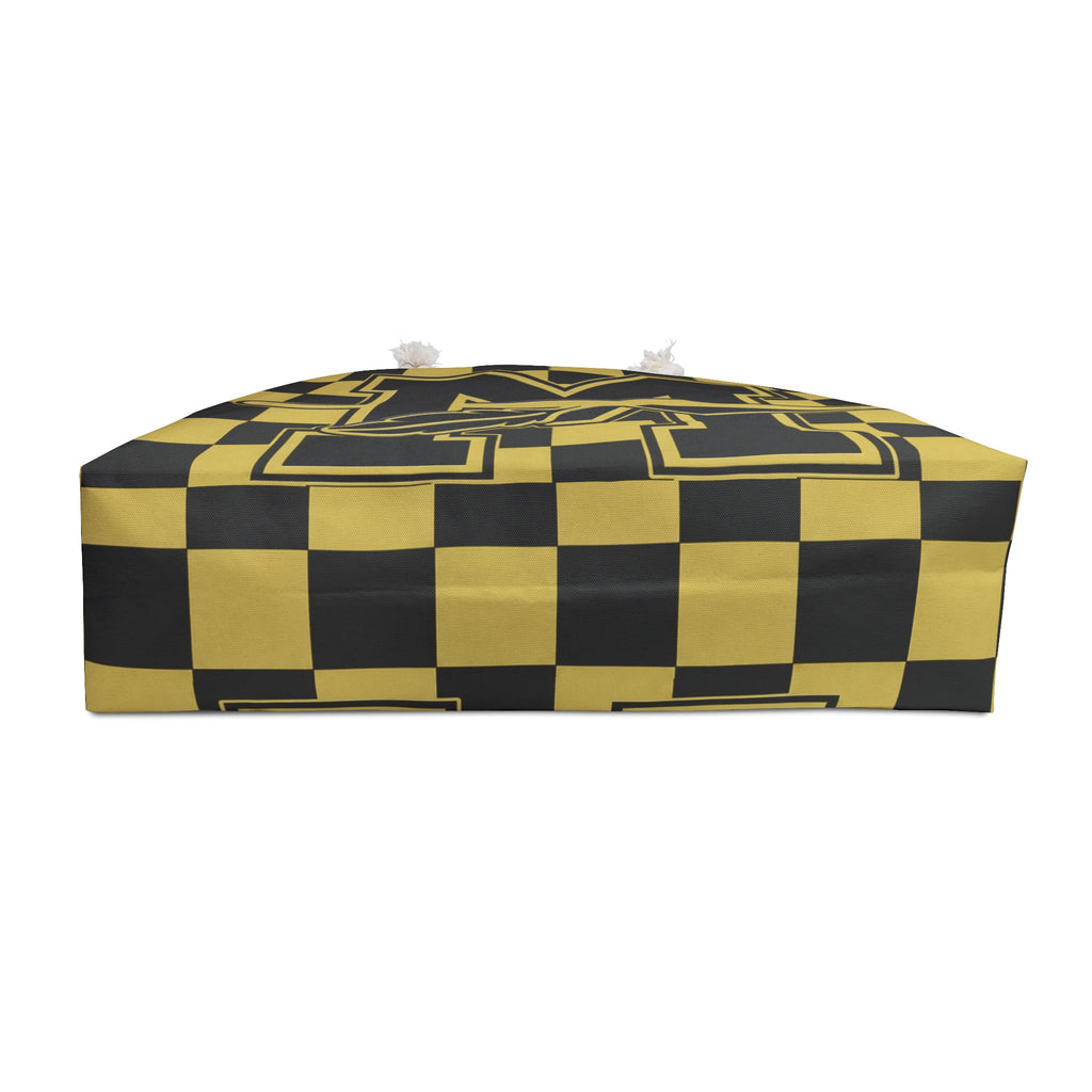 Morton Logo - Bold Black & Gold Travel Tote