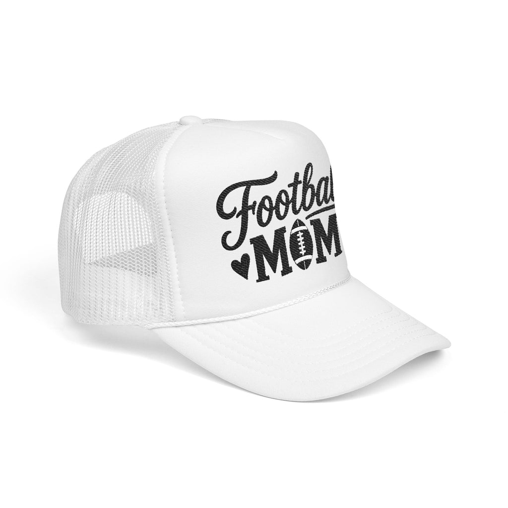 Football Mom Trucker Hat — Mesh Foam Cap for Game Day