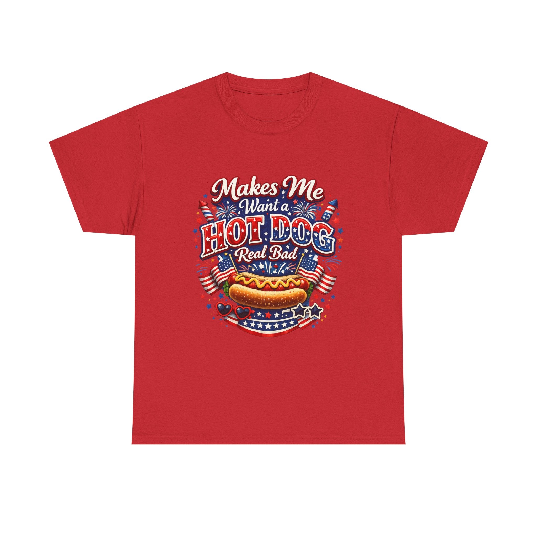 Hot Dog Patriotic Tee