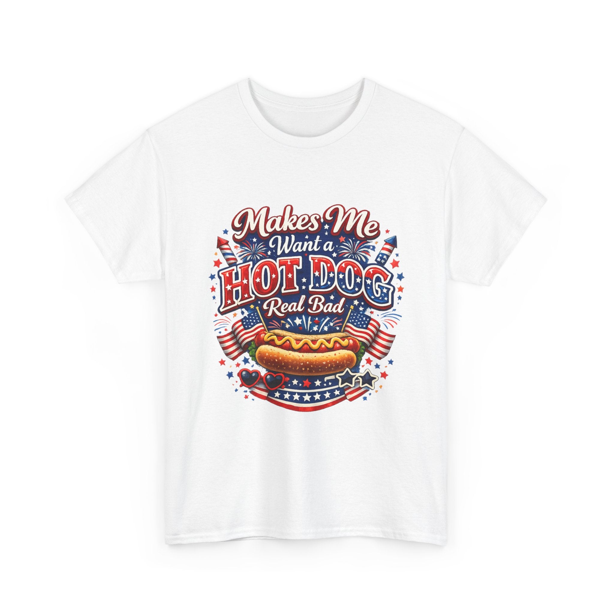 Hot Dog Patriotic Tee