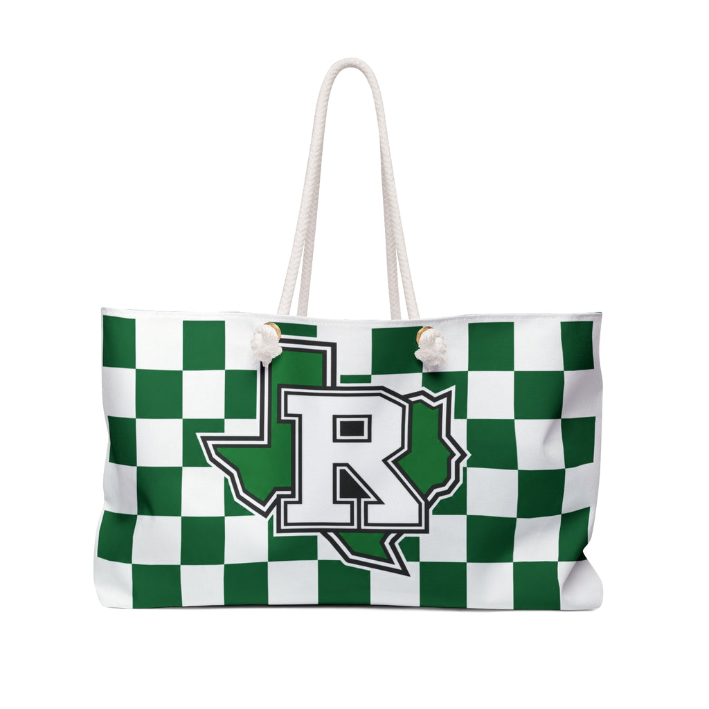 Ropes Logo - Green & White Travel Tote