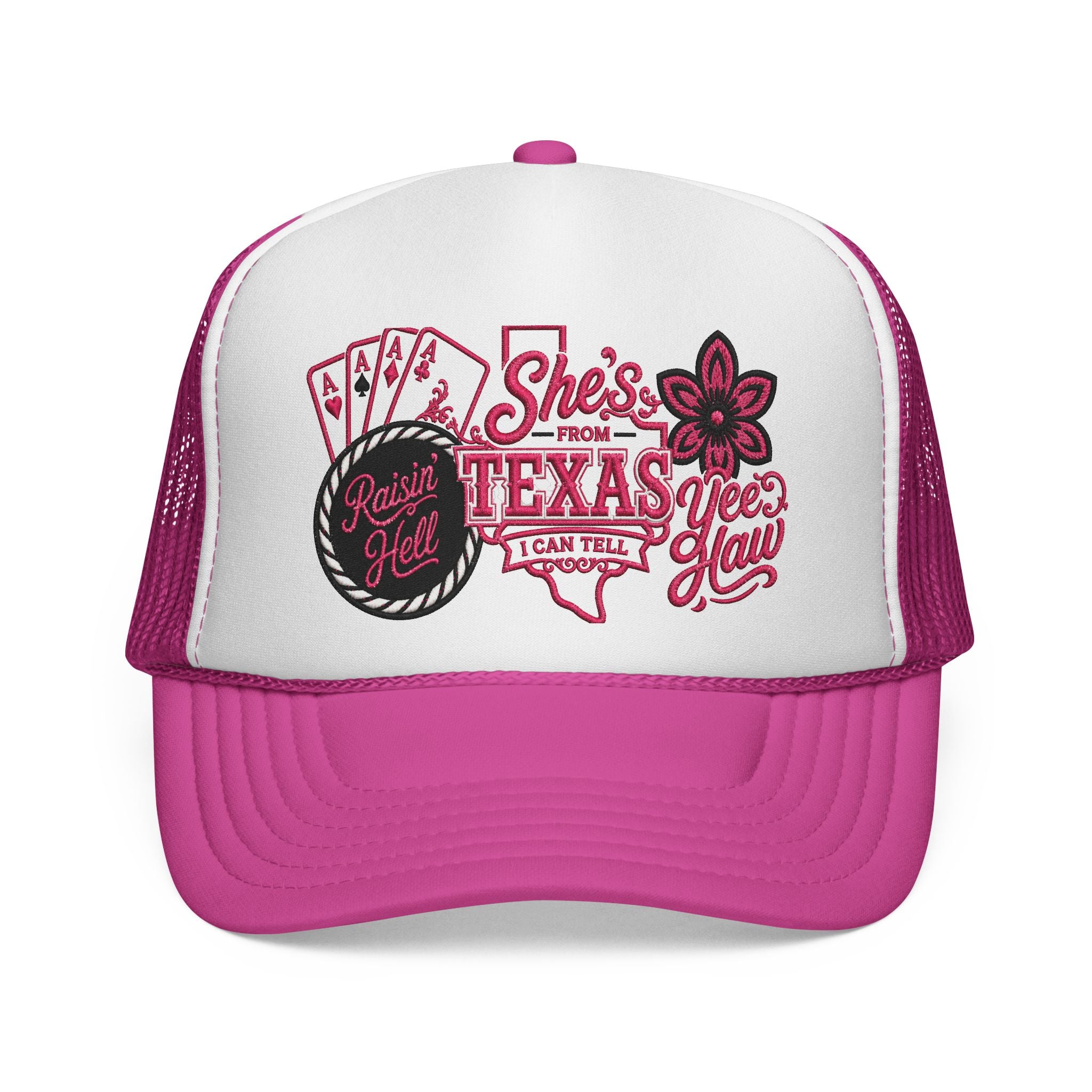 Texas Sweetheart Trucker Hat — "She’s From Texas, I Can Tell"