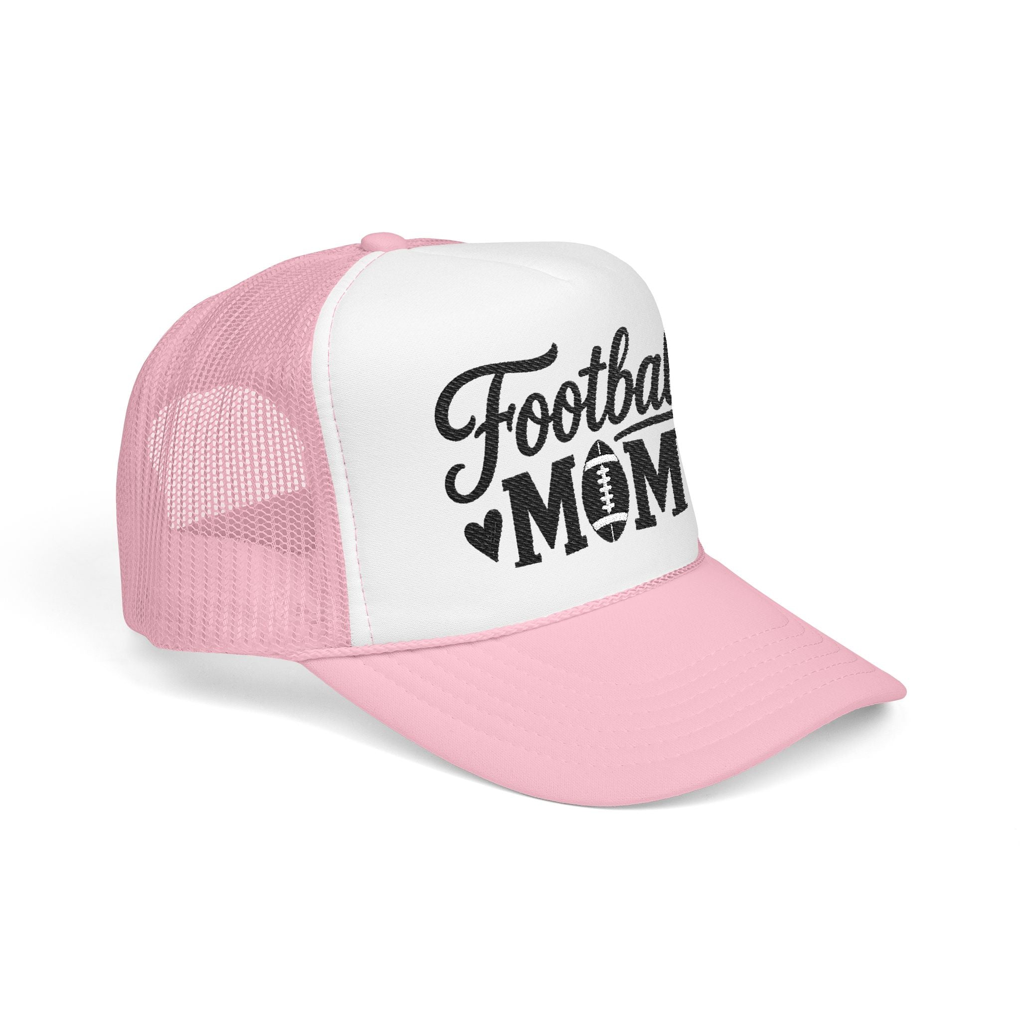 Football Mom Trucker Hat — Mesh Foam Cap for Game Day